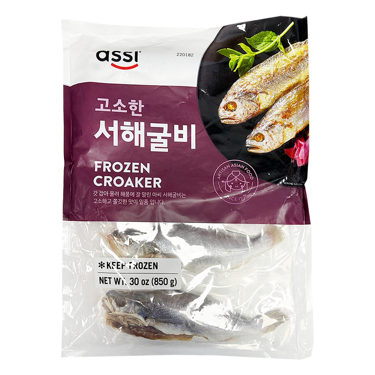 Assi 黄鱼一夜干 5条, 冷冻 30 盎司