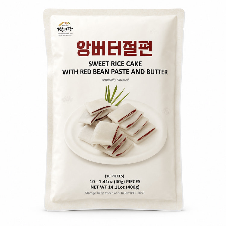 Sweet Rice Cake with Red Bean Paste and Butter 400 g