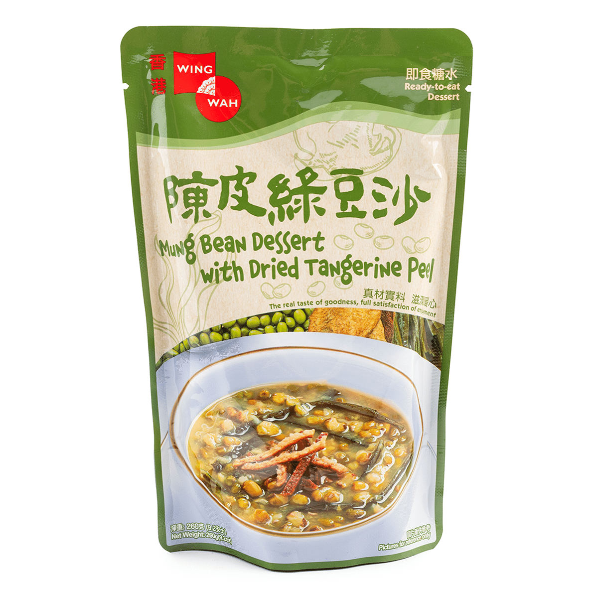 Wing Wah Green bean with Tangerine Peel Dessert 260 g