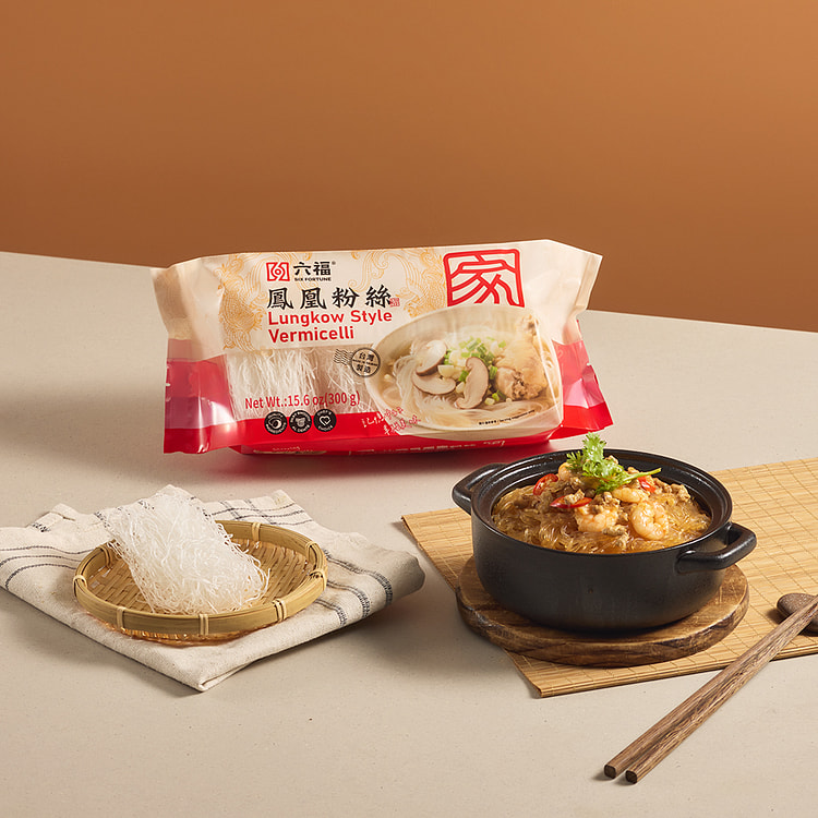 SIX FORTUNE LUNGKOW STYLE VERMICELLI 300 g