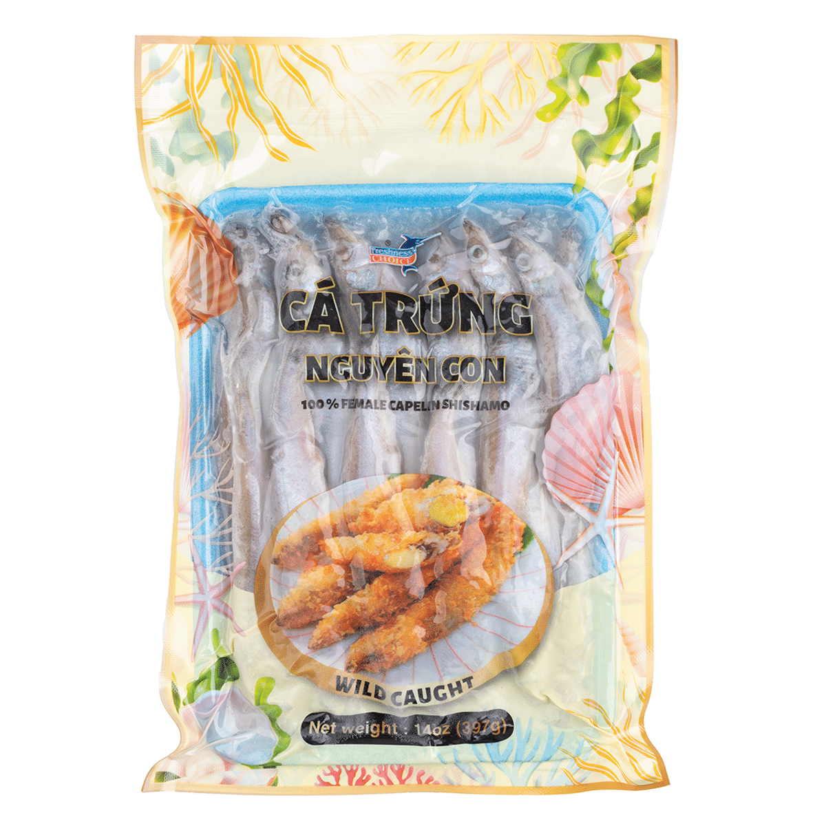 Freshness Choice 100% Capelin Shisamo, Frozen 14.14 oz