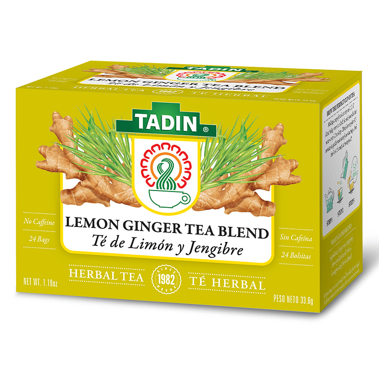 Tadin Lemon Ginger Tea Blend 24 cái
