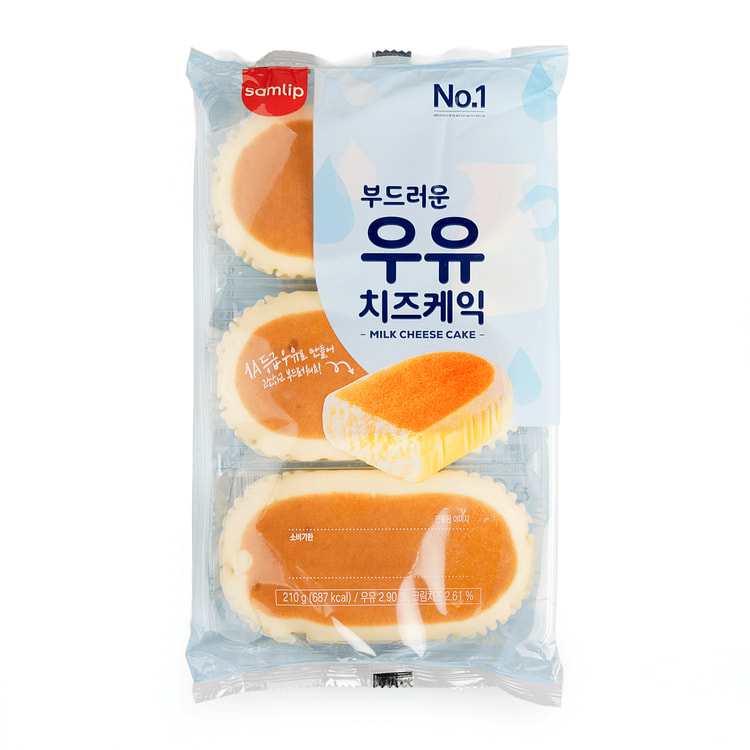 Samlip Soft Milk Cheesecake 3-Pack 210 g