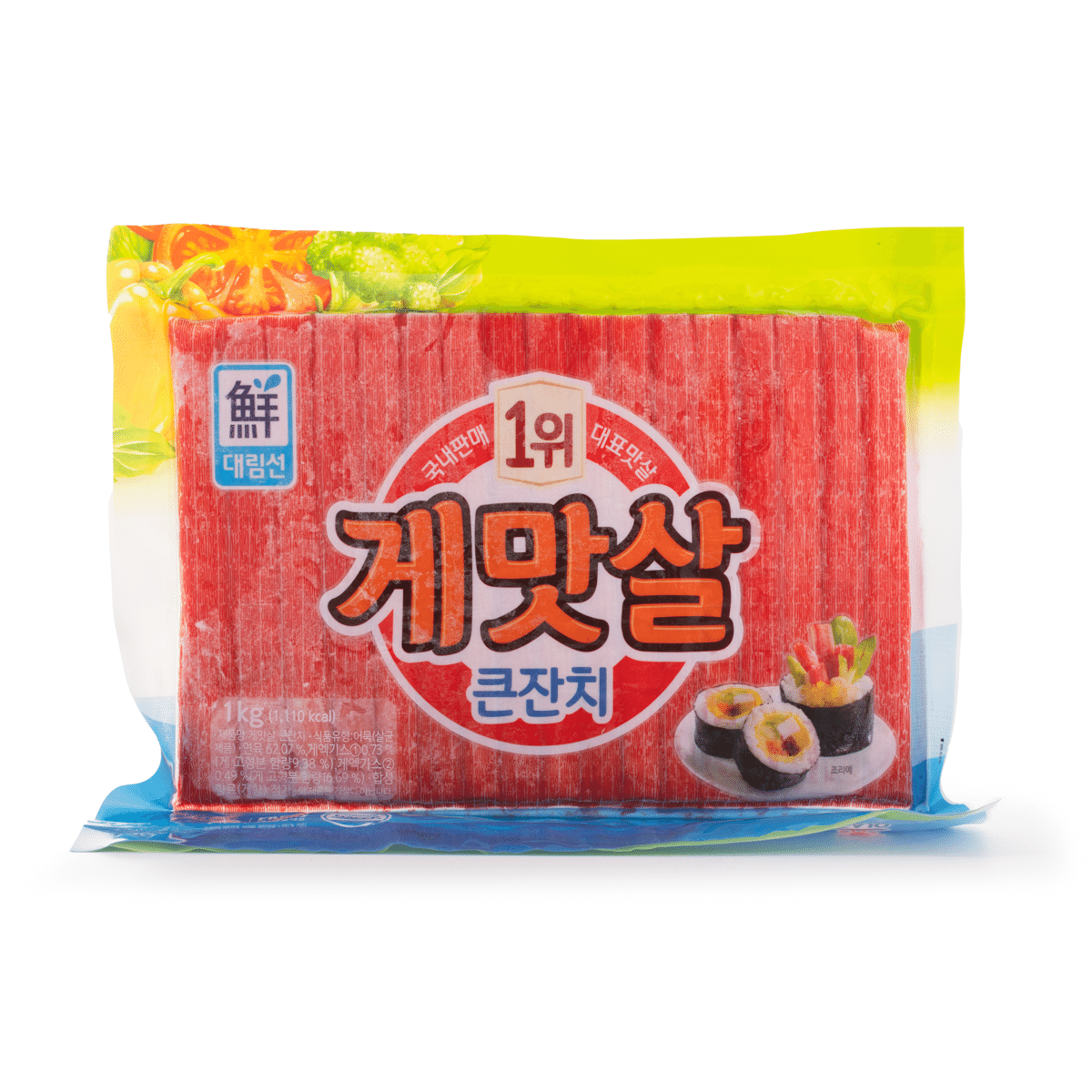 Daerim Imitation Crab Stick, Frozen 1000 g