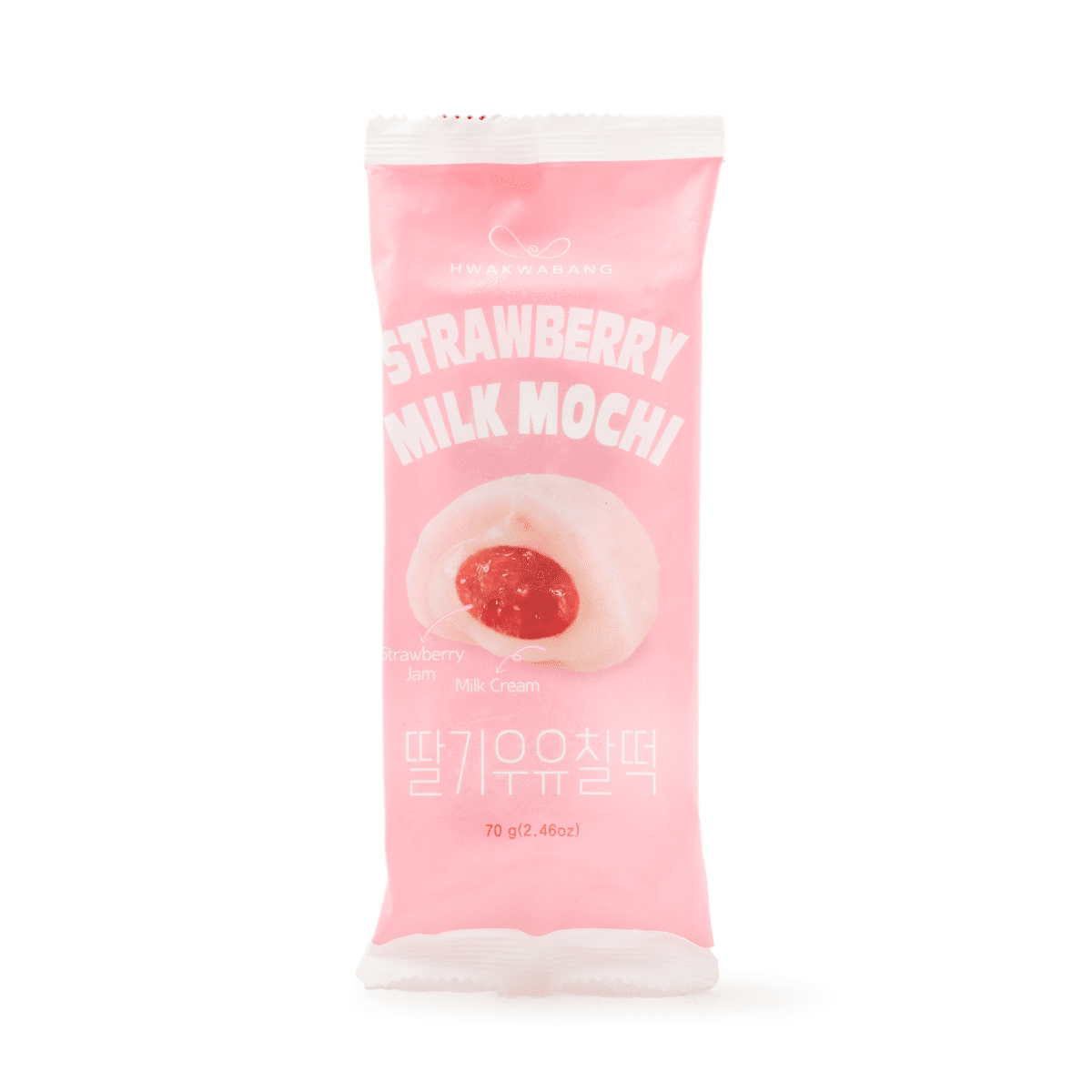Hwakwabang Mochi de Morango com Leite 70 grama(s)