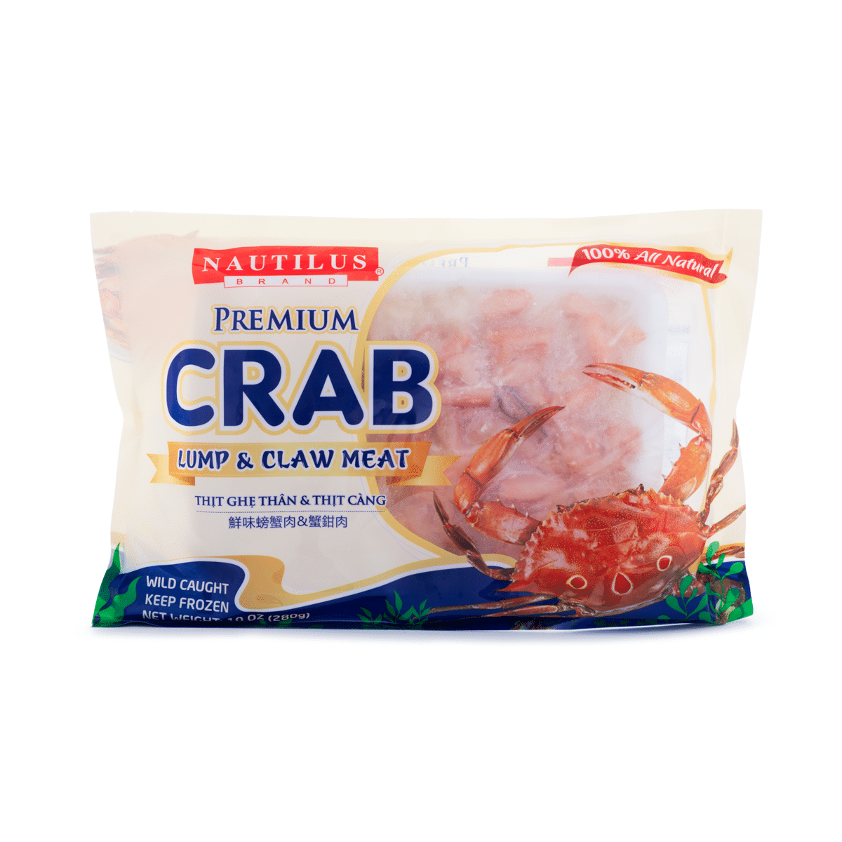 Premium Crab Lump and Claw Meat 10 oz