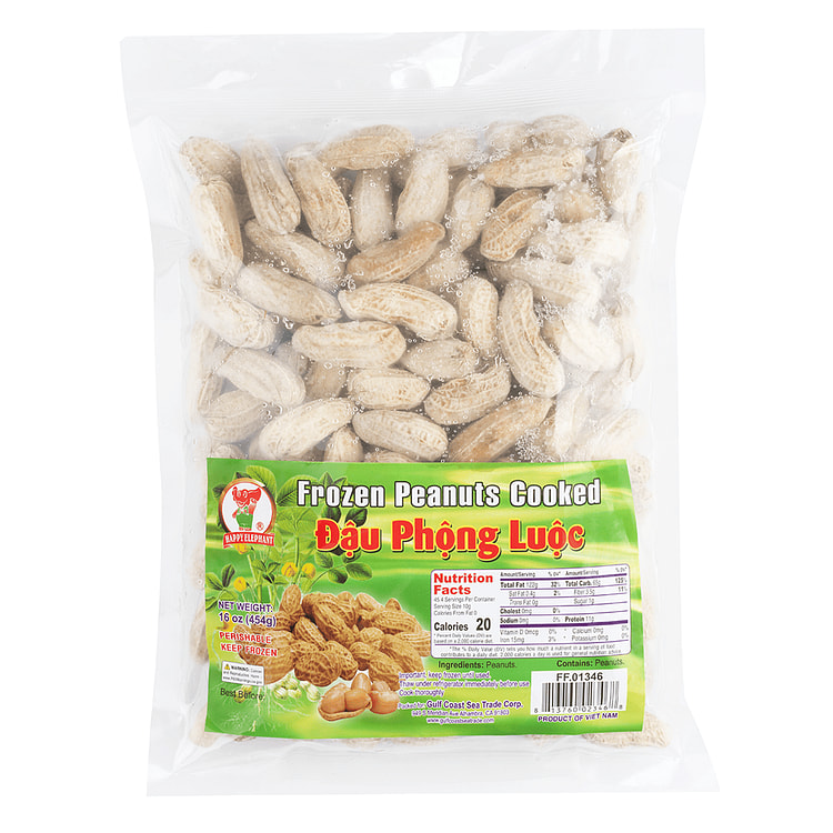 Cooked Peanut, Frozen 1 lb