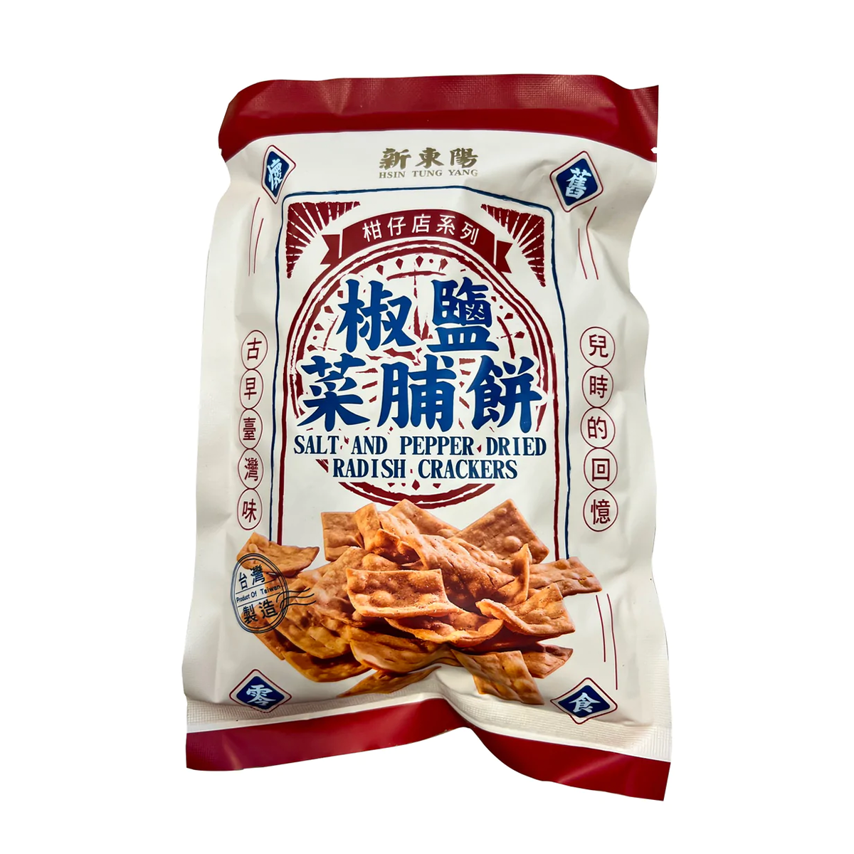 HTY Salt & Pepper Dried Radish Flavored Crackers - Weee!