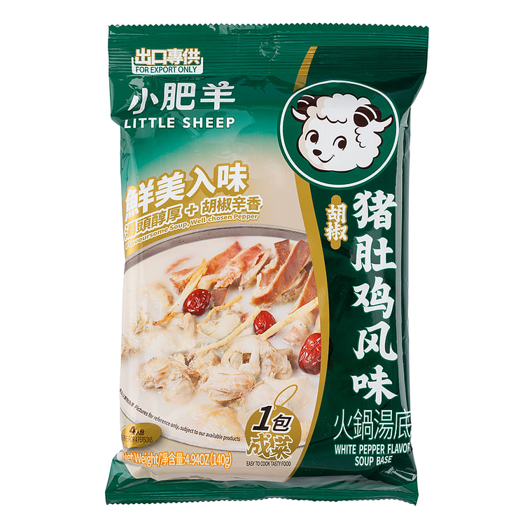 小肥羊猪肚鸡火锅底料 140 克