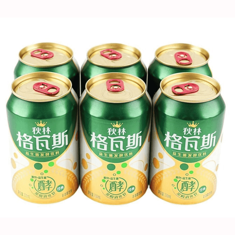 Qiu Lin Kvass Flavor Soda 330ml*6 1980 ml