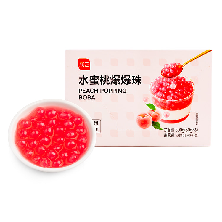 展艺 水蜜桃爆爆珠 300 克