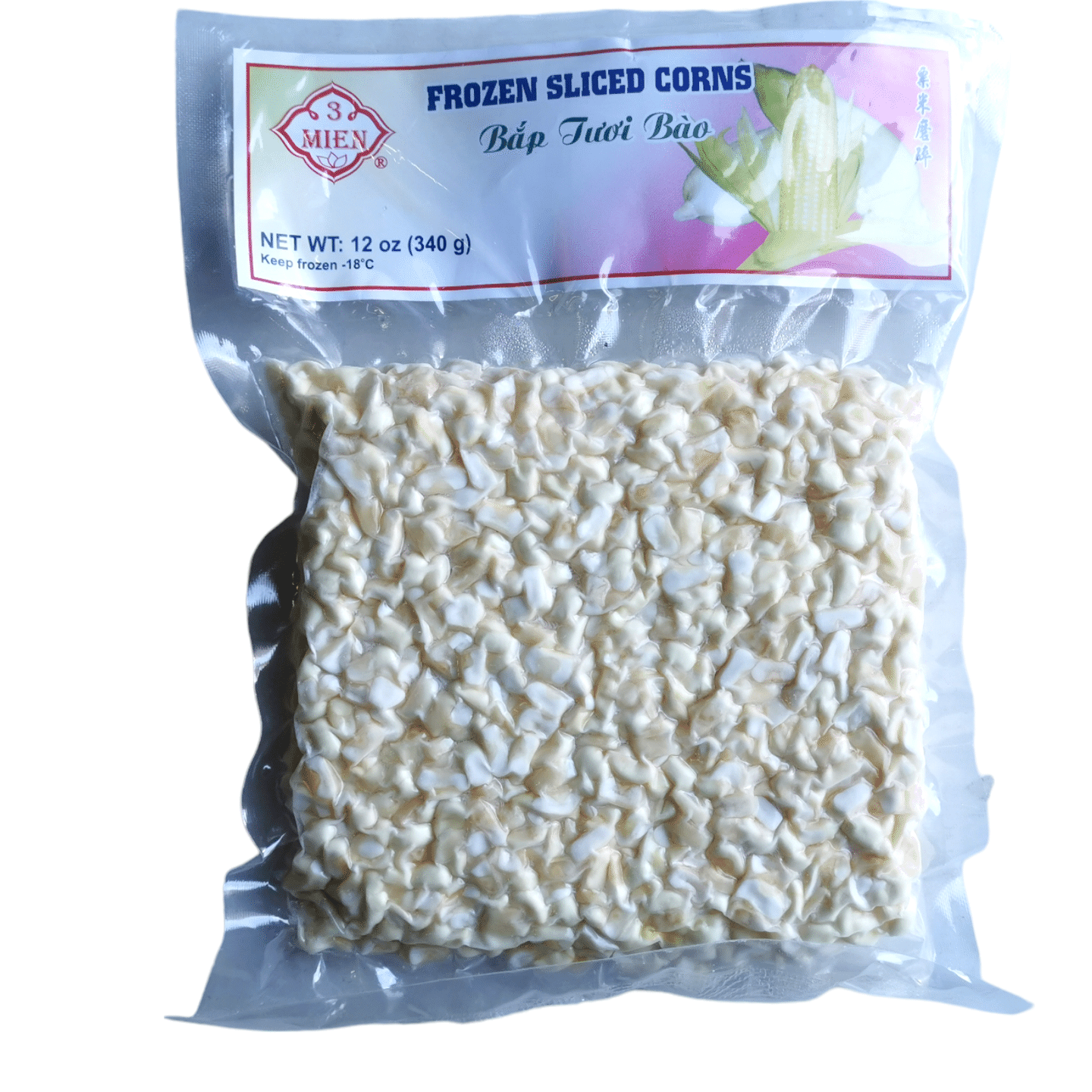 3 Mien Frozen Sliced Corn 12 oz