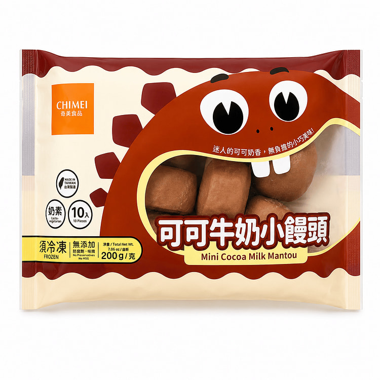 CHIMEI Mini Cocoa Milk Steamed Buns 200 g