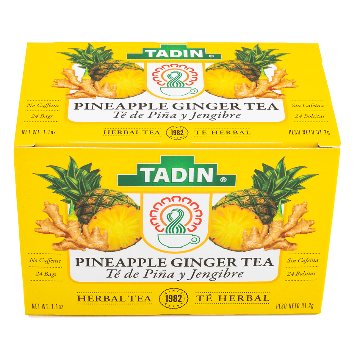 Tadin Pineapple Ginger Tea 24 パック - Weee!