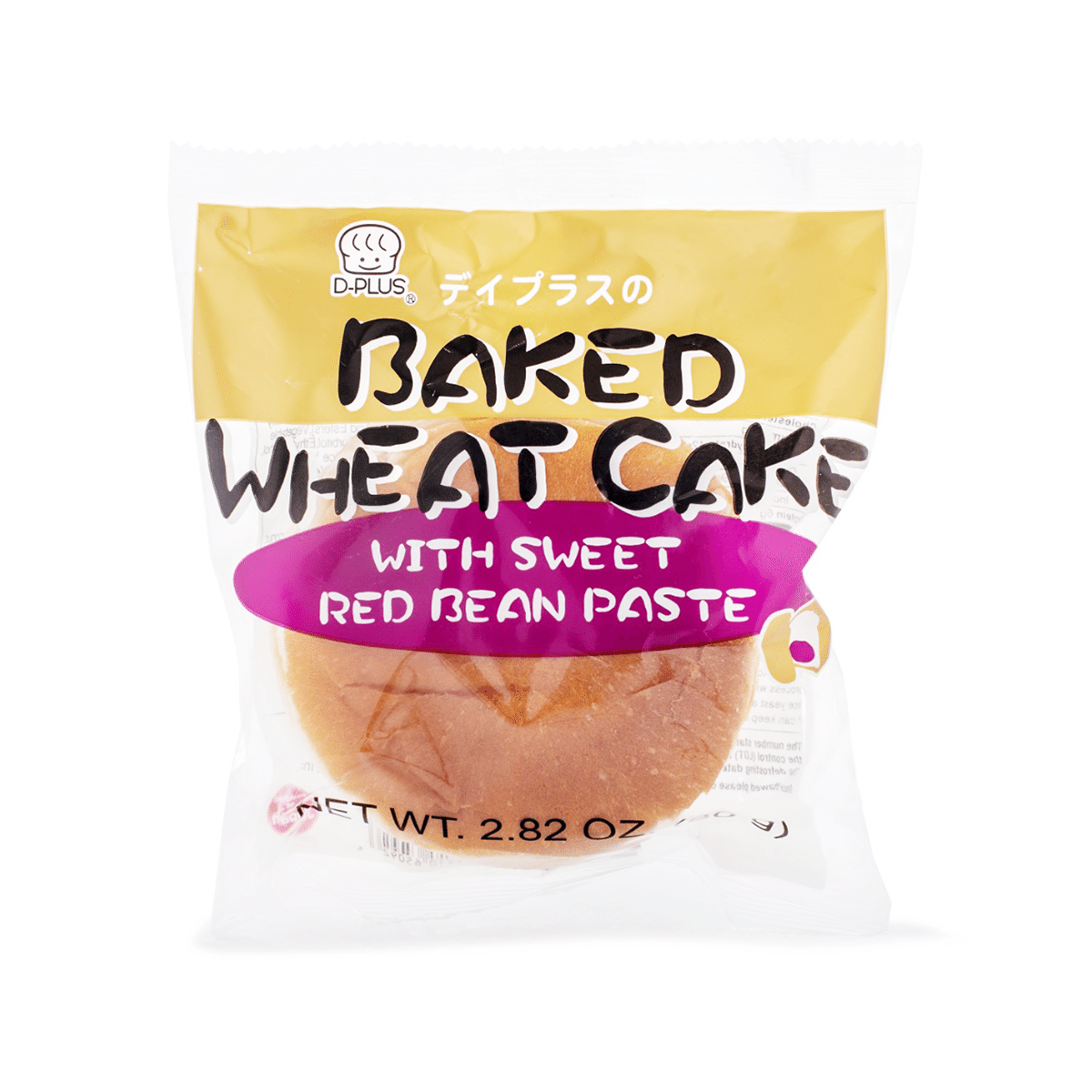 D-Plus Bread Red Bean Koshian Flavor, Frozen 80 g