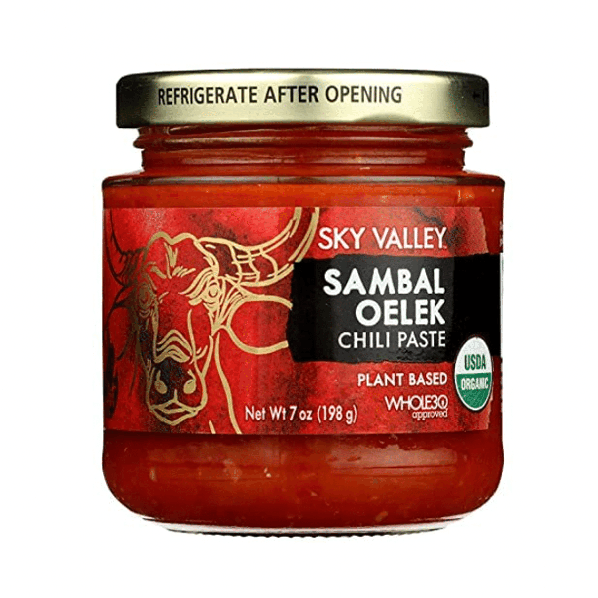 Sky Valley, Sambal Oelek Orgânico 7 oz