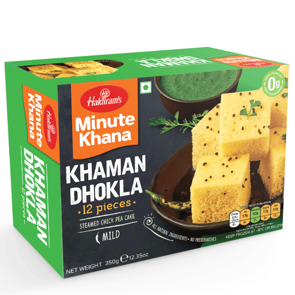 Haldiram’s Khaman Dhokla Frozen 12pc 9 oz