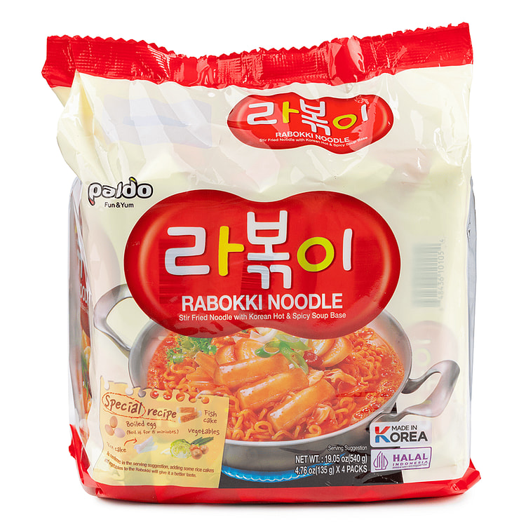 Mì Rabokki Paldo Lốc 4 gói 145 g*4 gói