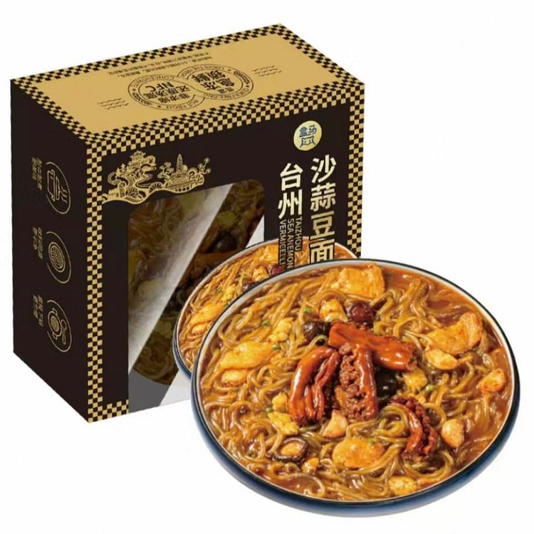 盒马 台州沙蒜豆面 680 克