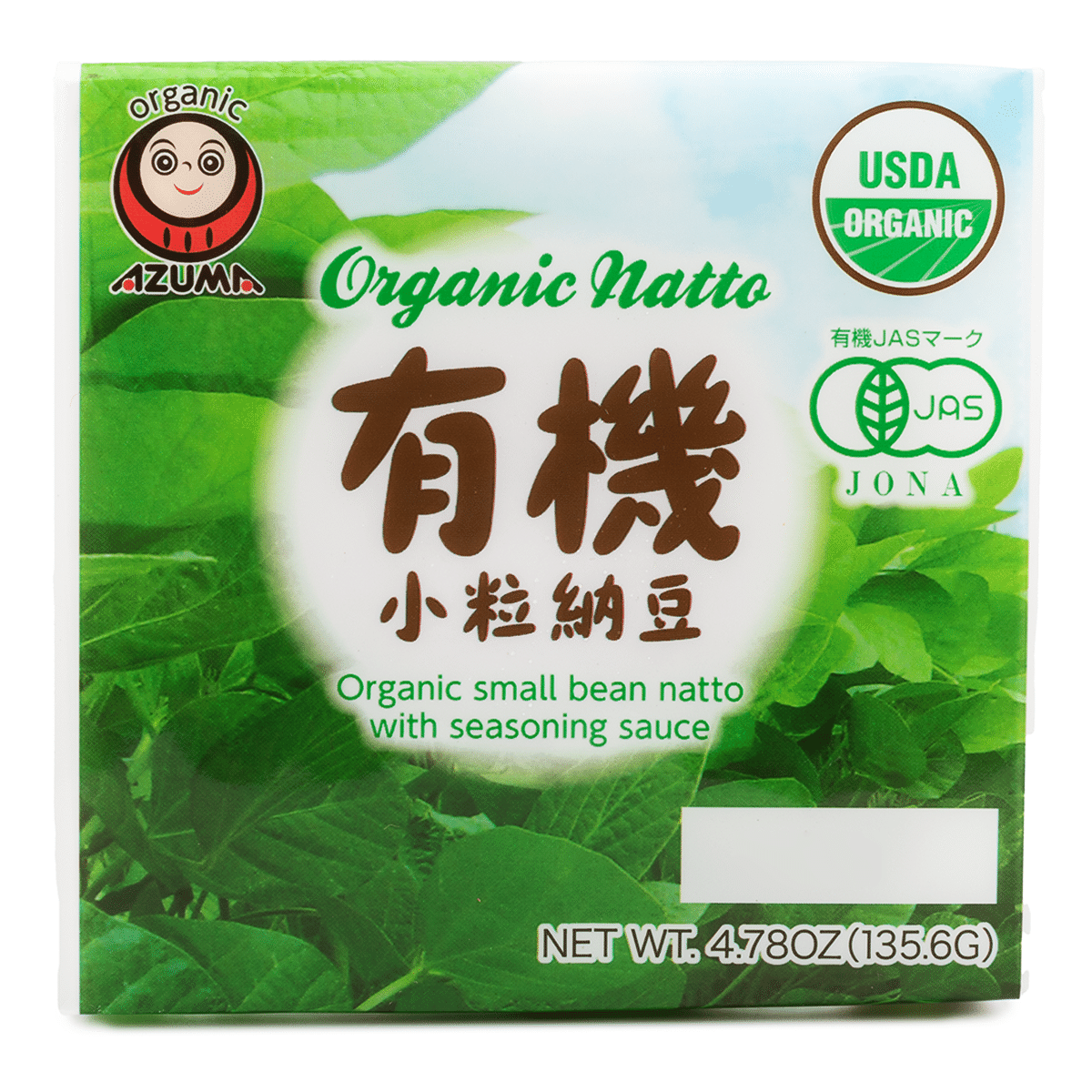 Azuma Organic Natto 3P 4.78 oz