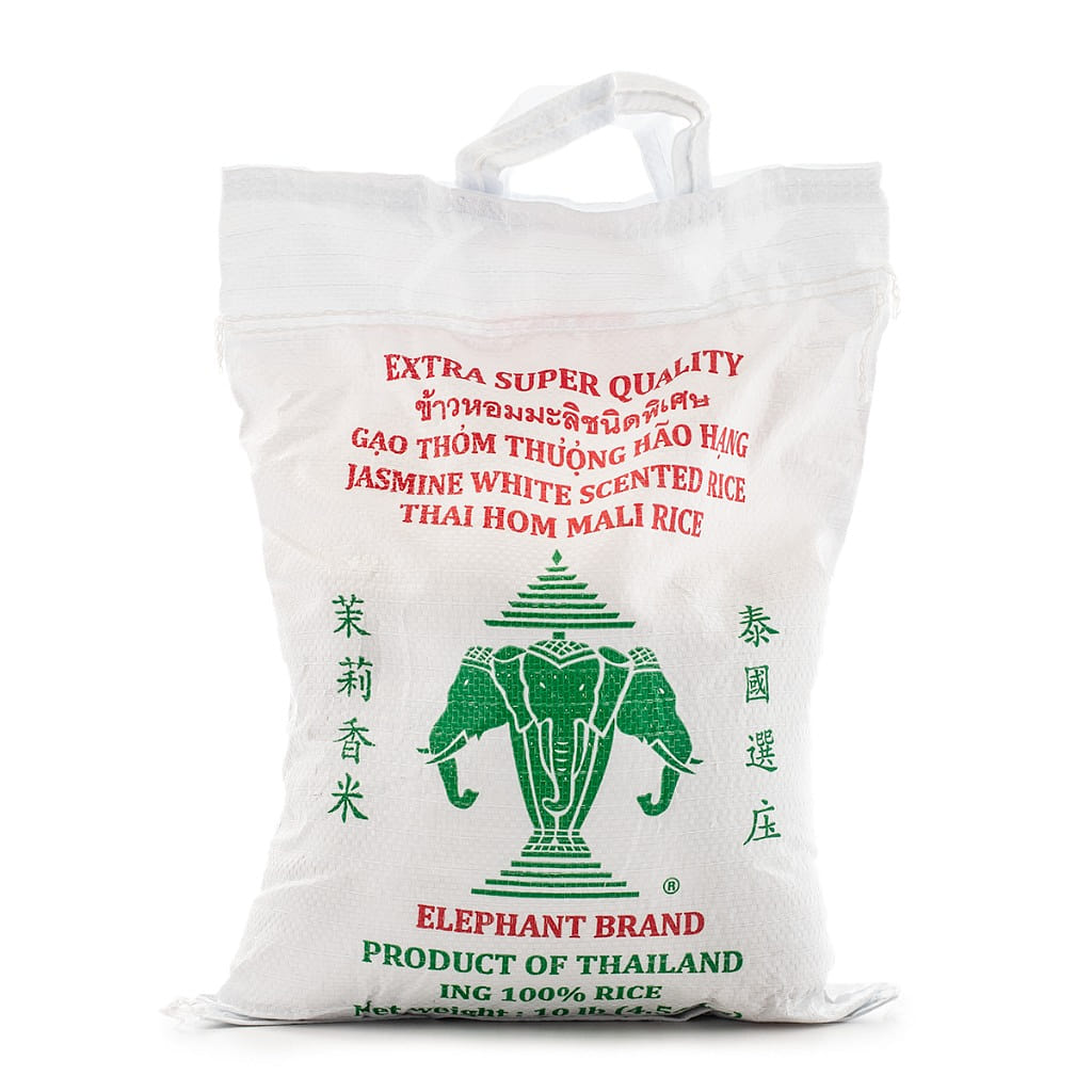 Arroz Jasmim Tailandês Marca Elephant 10 libra(s)