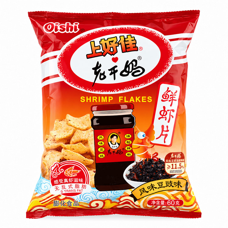 Oishi Shrimp Flavored Chips 60 g