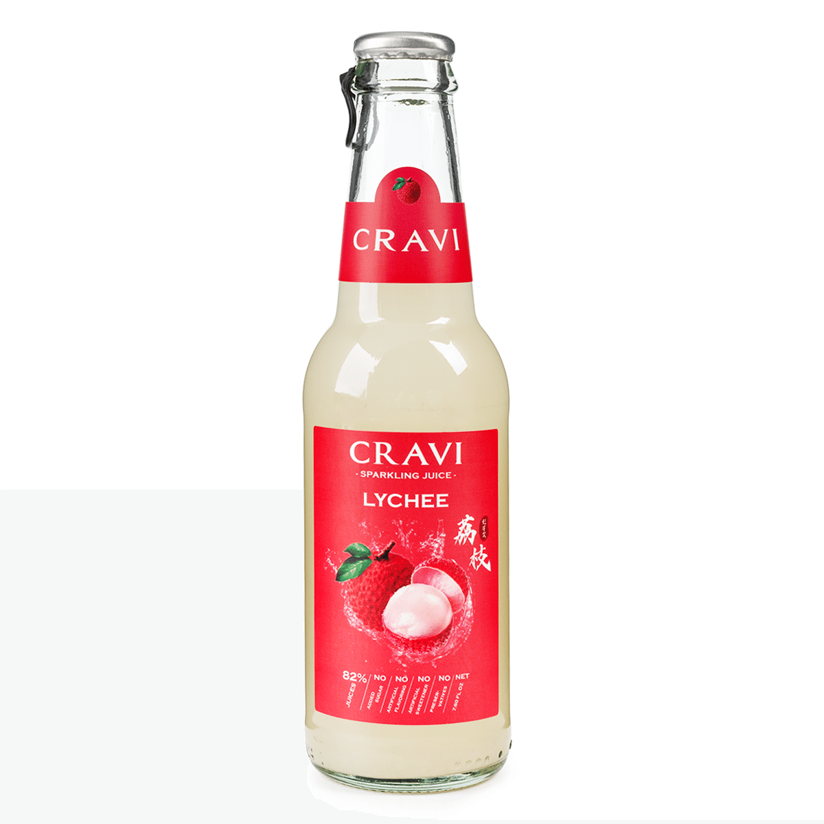 CRAVI Lychee Sparkling Juice 225 ml