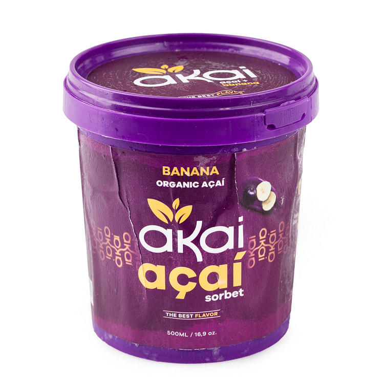 Açaí com Banana Akai 500 ml