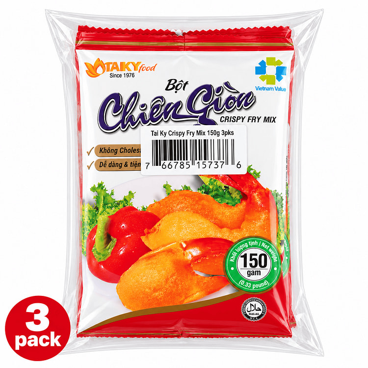 Bột Chiên Giòn Tài Ký 3 gói 150 g*3 gói