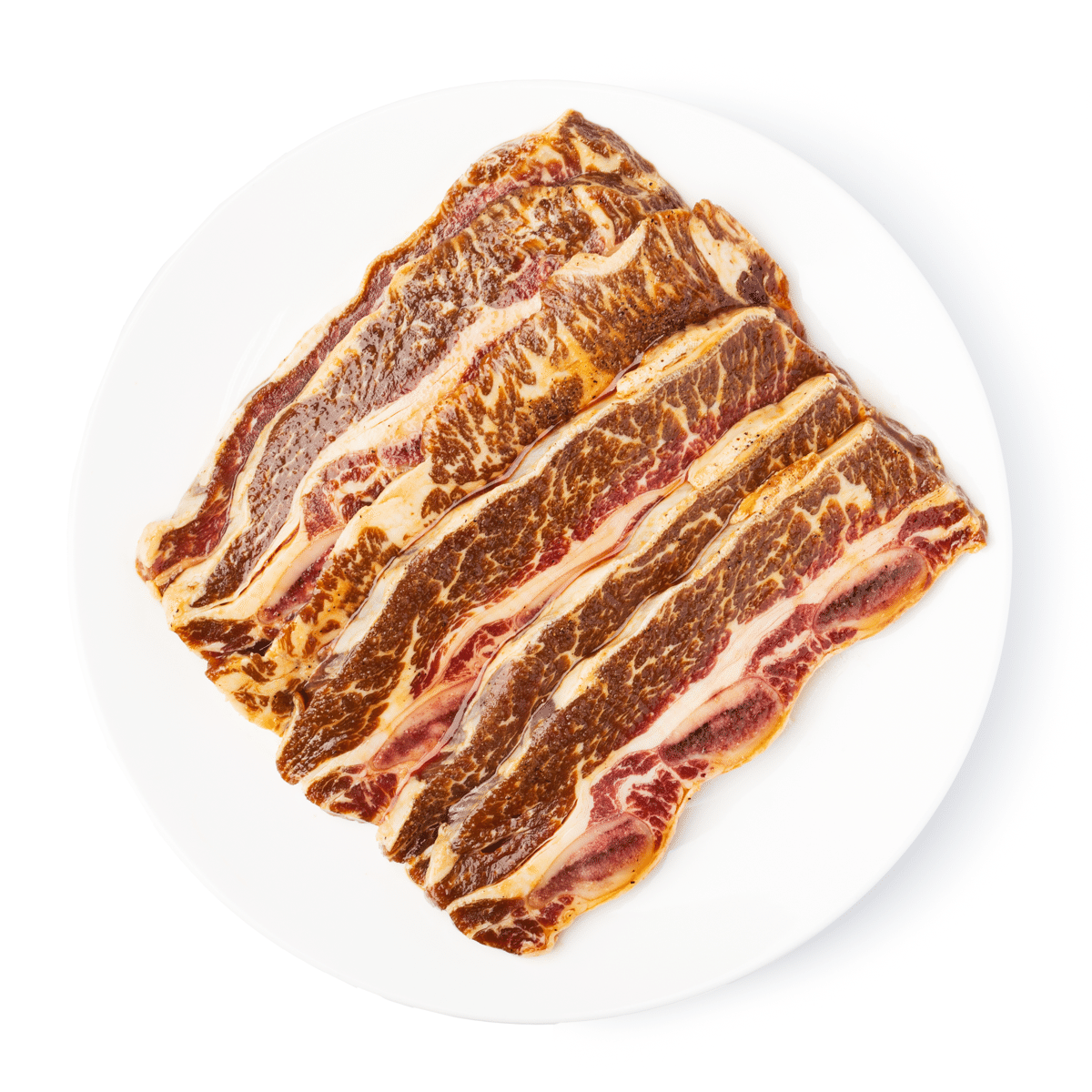 Island Pacific Galbi Marinated Beef Short Ribs ( Korean BBQ ) 3 lb