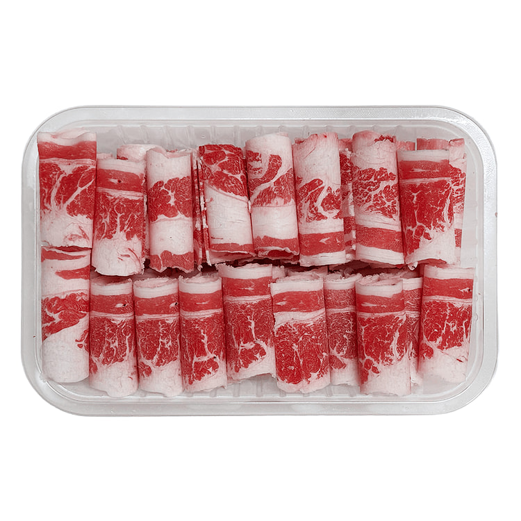 Thin-Sliced Beef Short Plate Rolls 1 lb