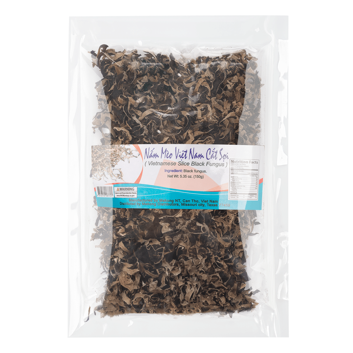 Nấm Mèo Cắt Sợi Mekong 150 g