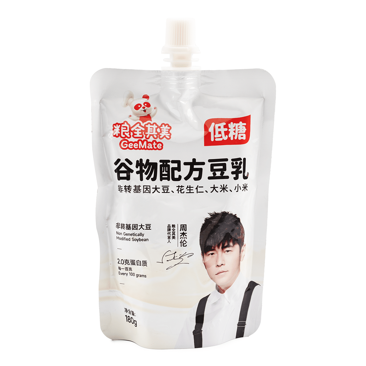 粮全其美 低糖豆乳 纯谷物配方 6.35 盎司