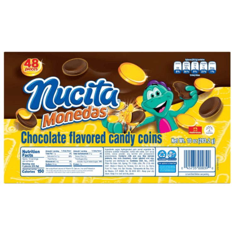 Nucita Monedas de Chocolate 10 onza(s)