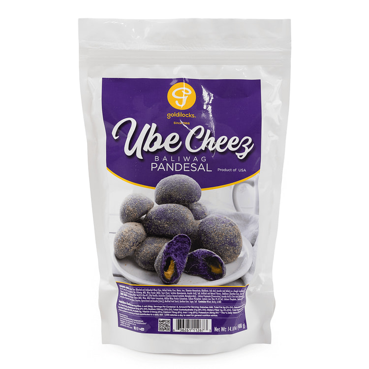 Pandesal de Ube com Queijo Baliwag Congelado, Goldilocks 400 g