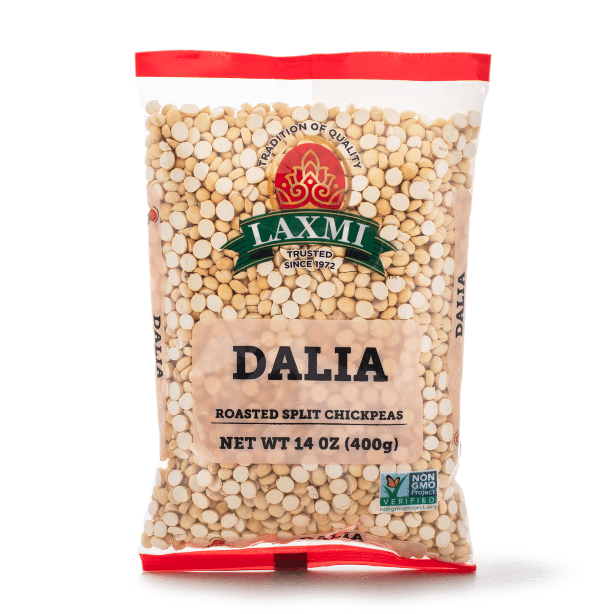 Laxmi Chana Dalia (Roasted Split Chickpeas) 14 oz*20 pack