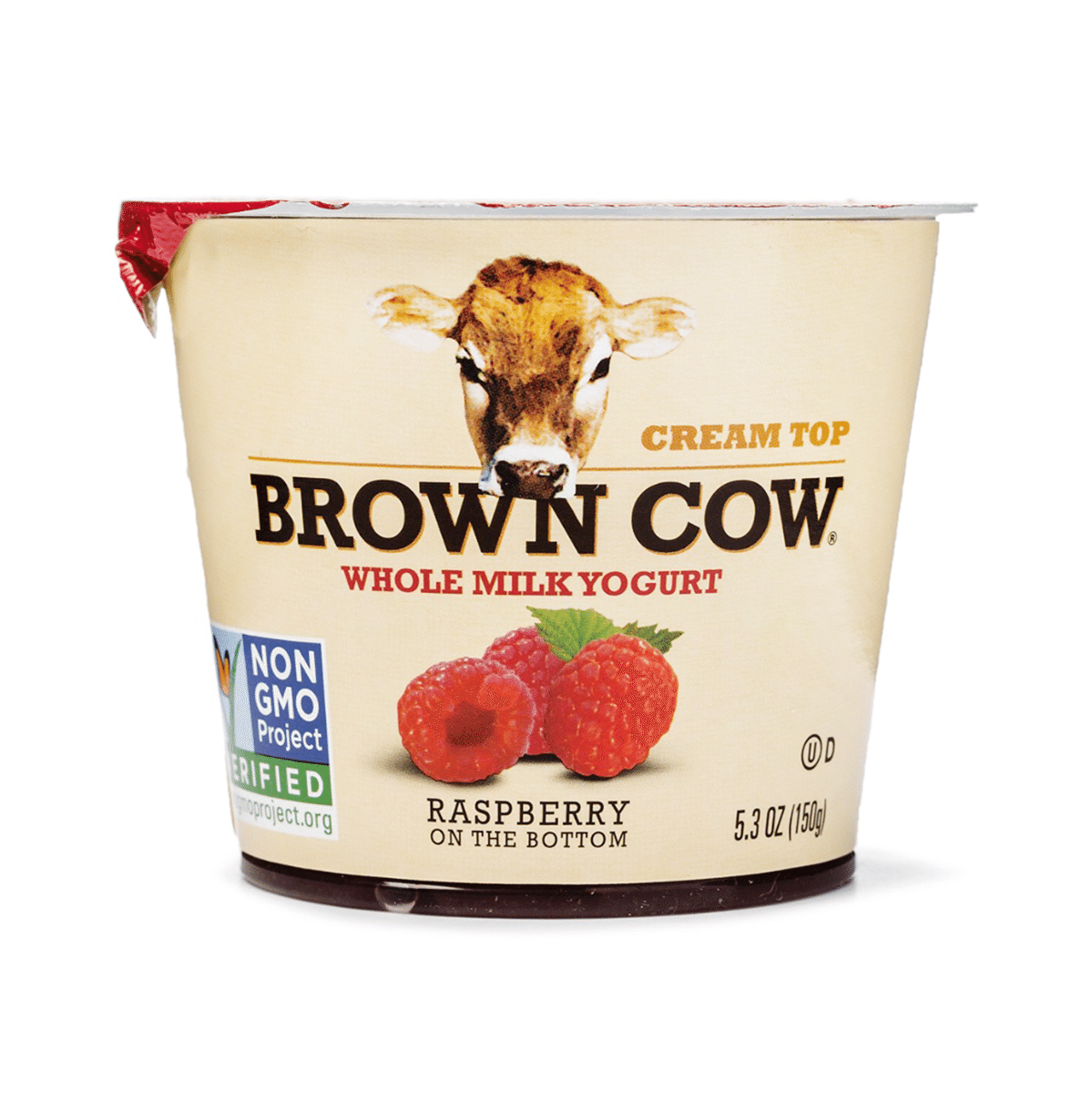 Brown Cow Whole Milk Yogurt Raspberry 5.3 oz