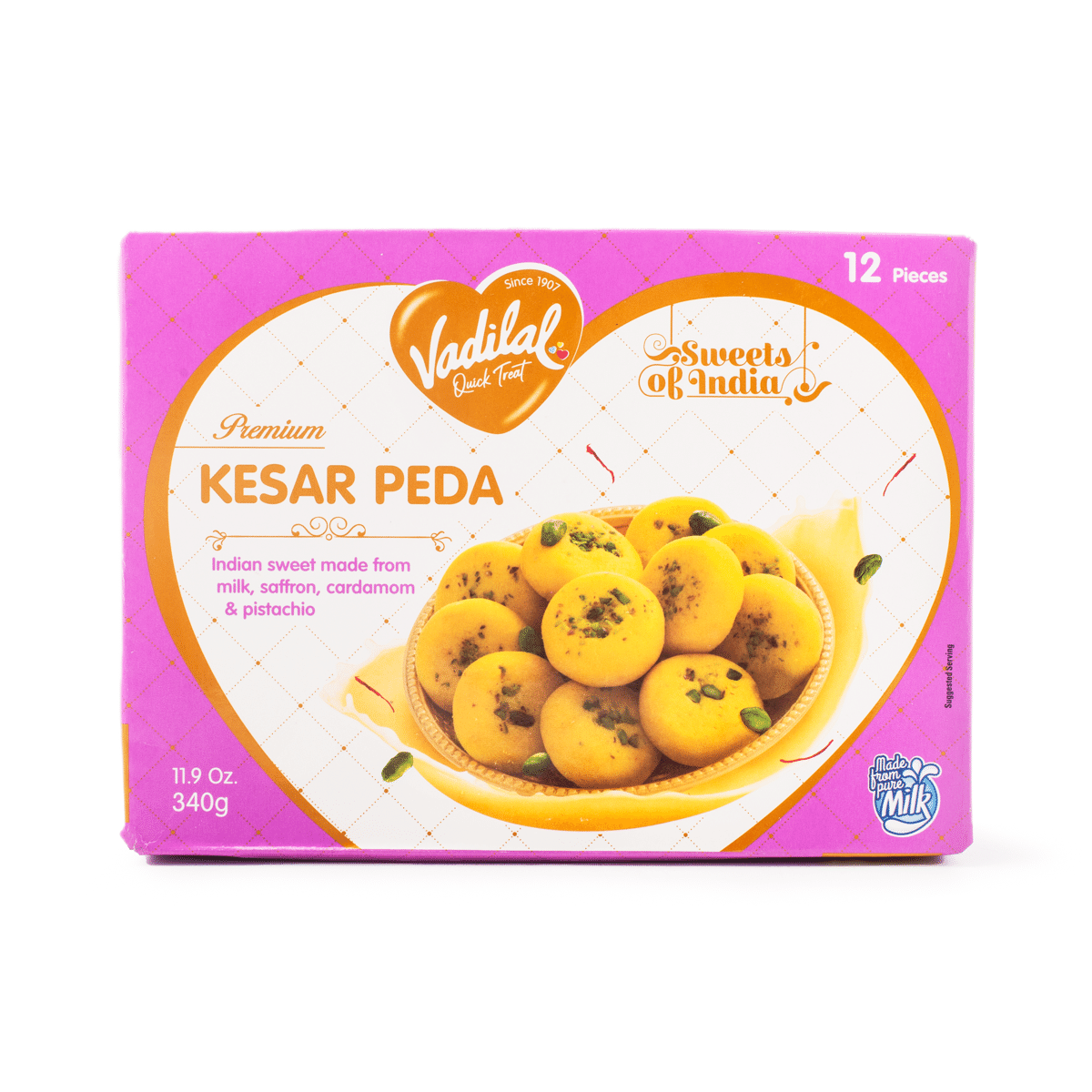 Vadilal Kesar Peda 340 g