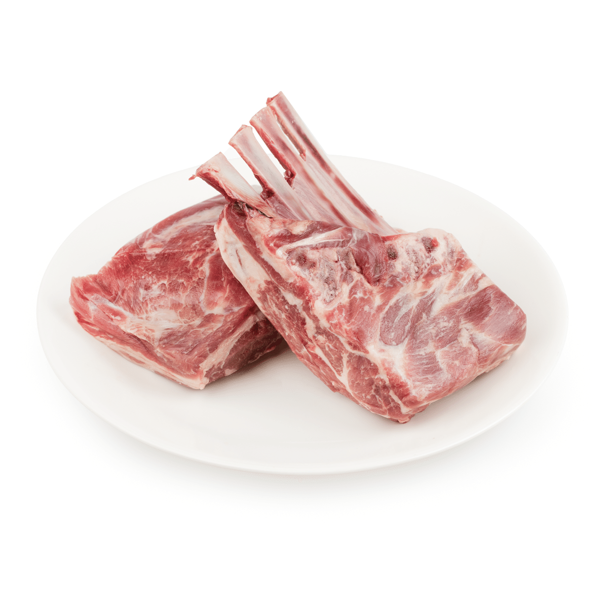 Bone In Lamb Shoulder Rack, Frozen 1.5-1.75 lb