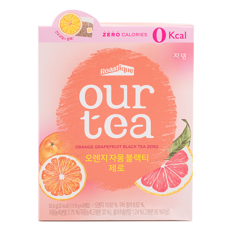 OUR TEA Orange Grapefruit Black Tea Zero 11.6 g*8 pack