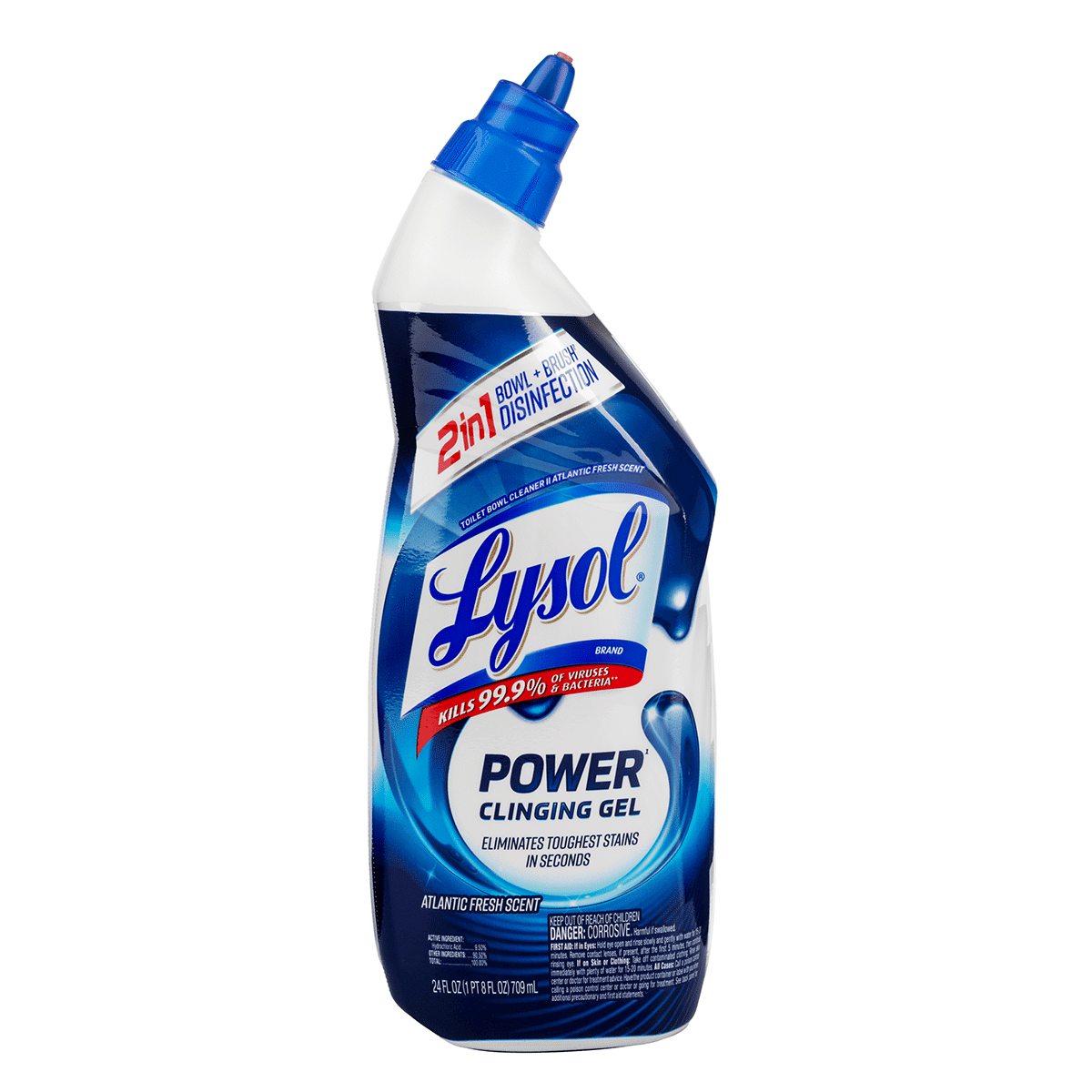 Lysol Power Clinging Gel Toilet Bowl Cleaner - 24 fl oz 24 fl.oz