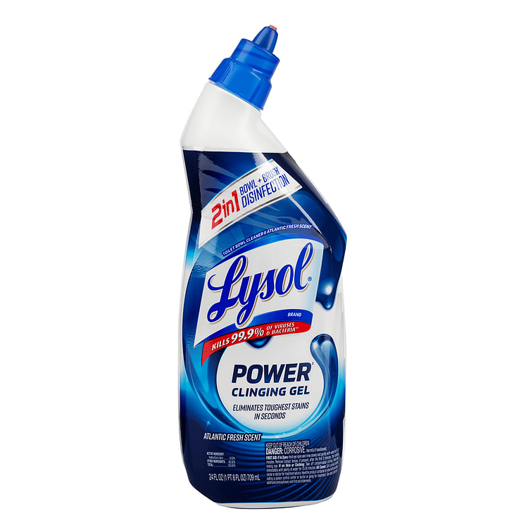 Lysol Power Clinging Gel Toilet Bowl Cleaner - 24 fl oz 24 fl.oz