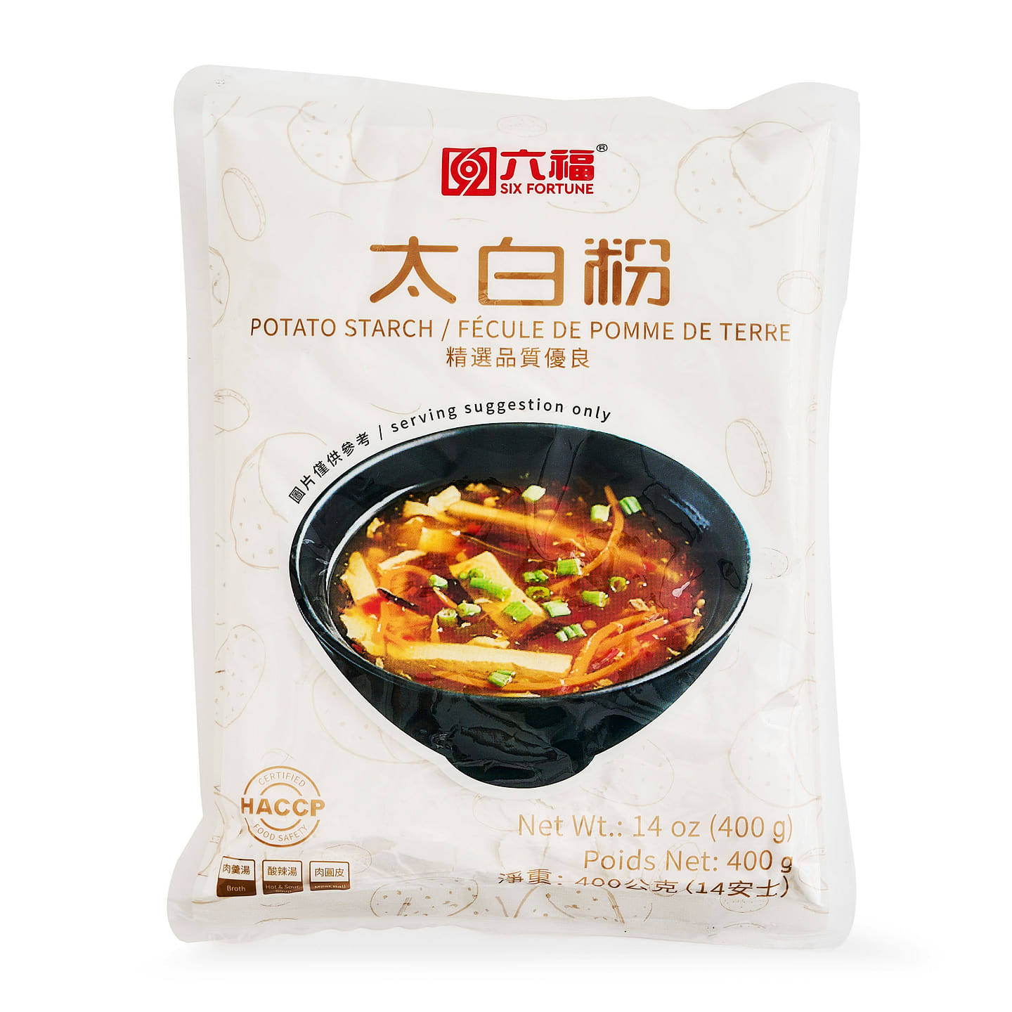 Six Fortune Potato Starch 400 g