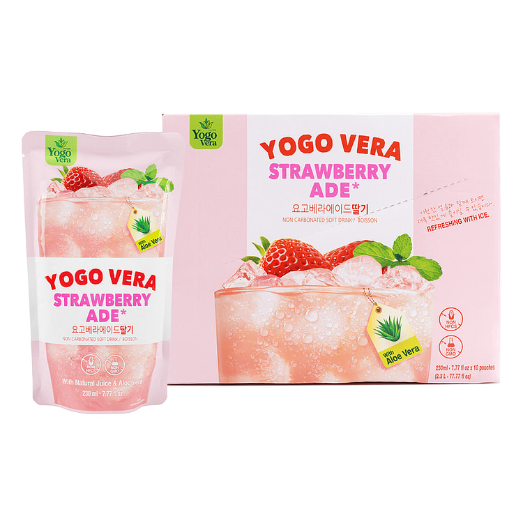 Yogovera Strawberry Ade 230 ml*10 pack