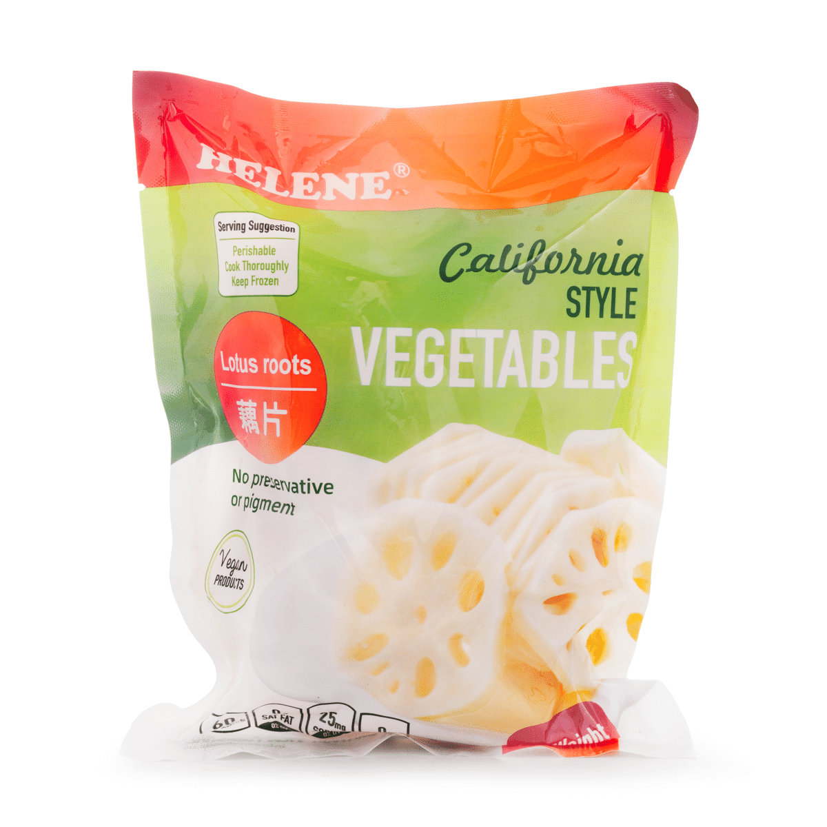 Helene Frozen Lotus Root Slices 1 lb