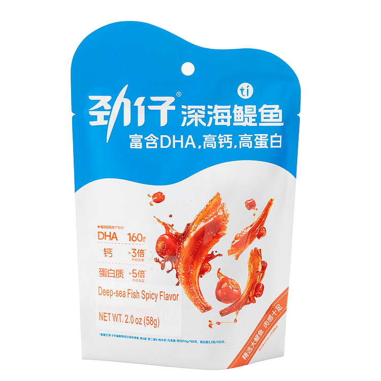 劲仔深海鳀鱼经典香辣味 58 克