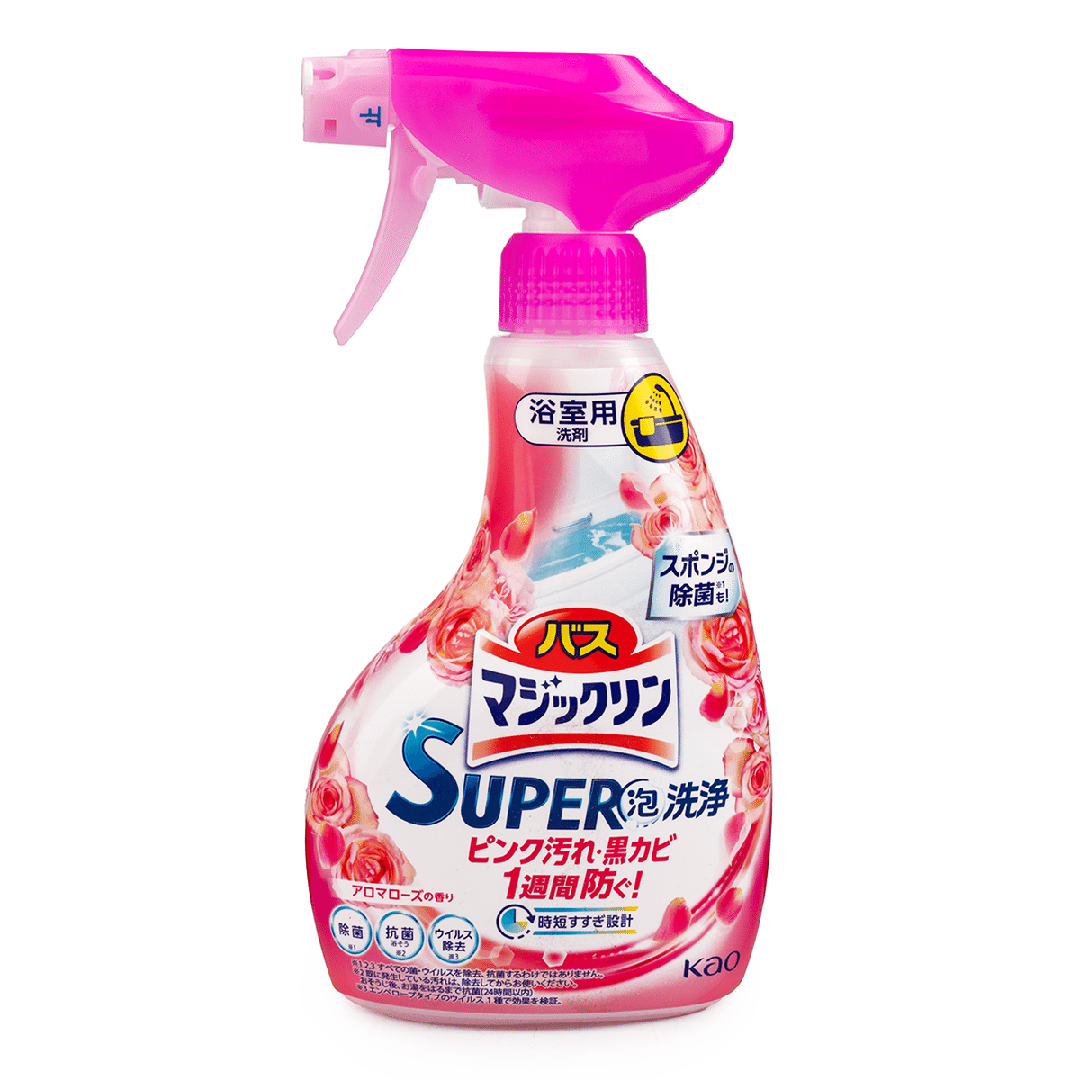 Limpiador Desodorante de Baño Fragancia de Rosa KAO 350 mililitro(s)