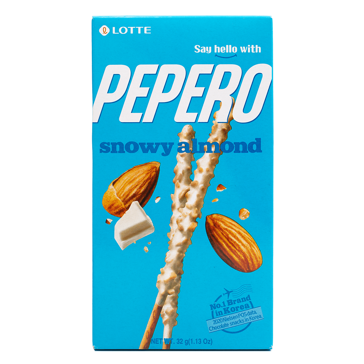 Amêndoa Neve Lotte Pepero 32 grama(s)