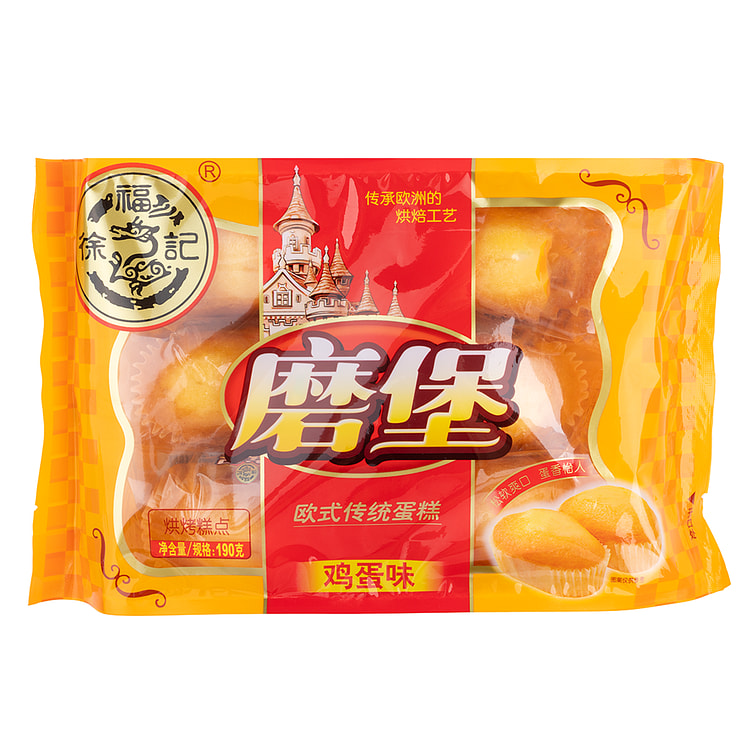 徐福记 磨堡蛋糕 鸡蛋味 190 克