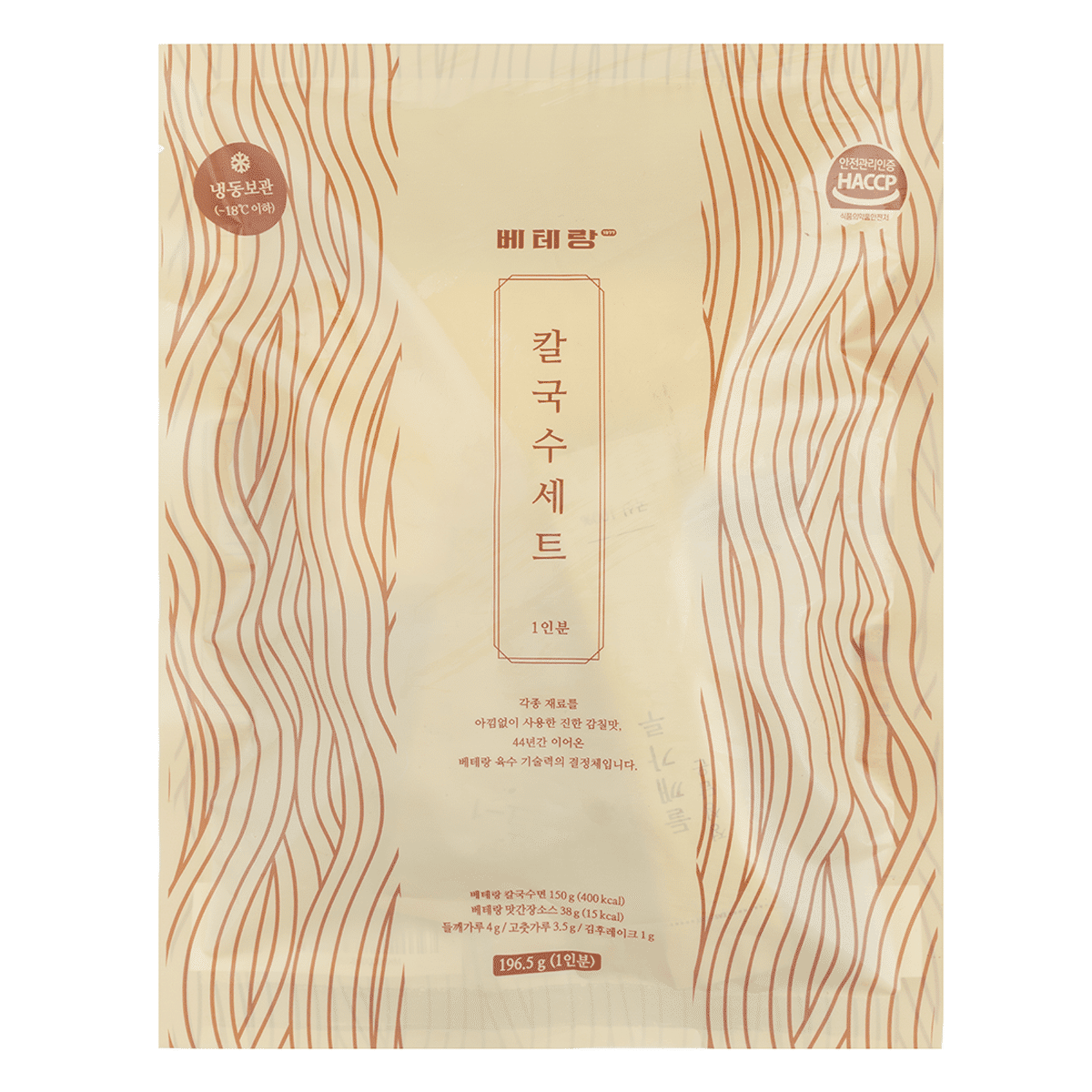 전주 베테랑 칼국수 196.5 그램